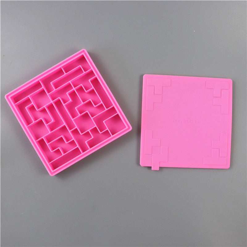 Ice Cube Maker Ice Cube Tray Labyrinth Silicone Mold Ice Maker Machine Bartending Ice Cubes Ice Tray Ice Mold