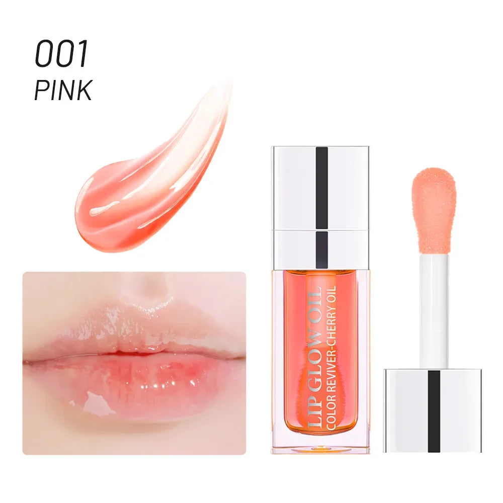 Crystal Jelly Moisturizing Lip Oil Sheglam Lip Tint Lip Gloss Makeup Sexy Lip Stain Serum Treatment Lip Coat Lipstick Cosmetics