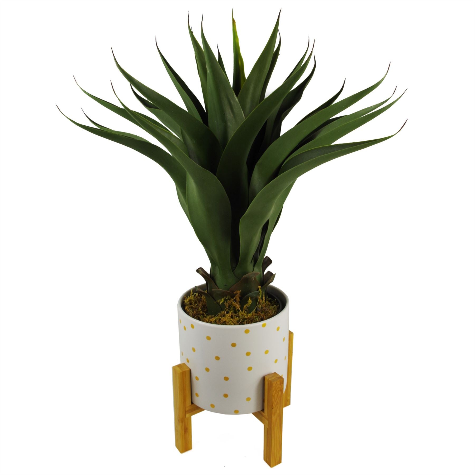 Artificial Yukka Tropical Plastic Pot 55cm Plants