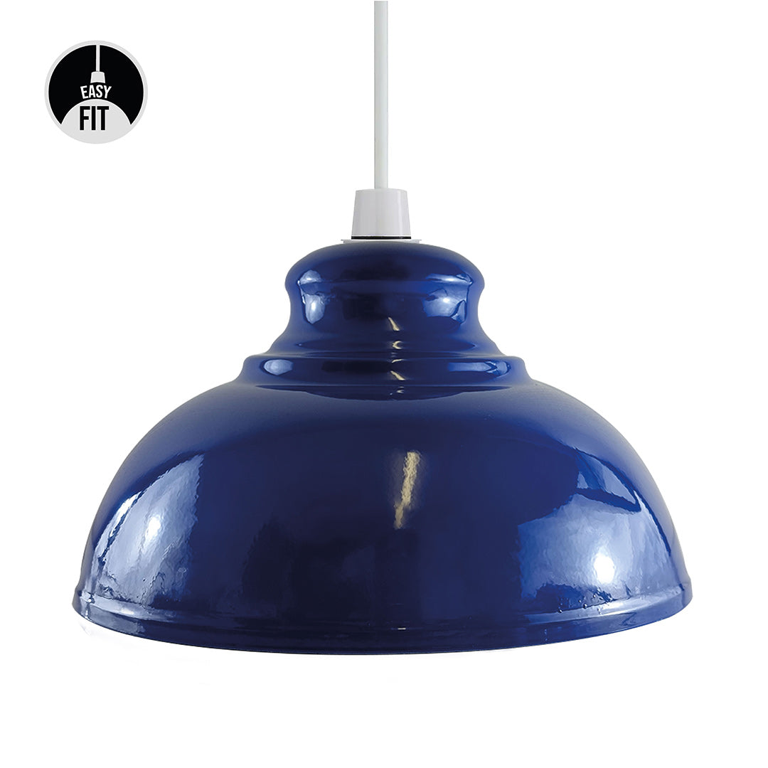 Stylish Ceiling Pendant Light Navy Blue DIY Décor ~1141