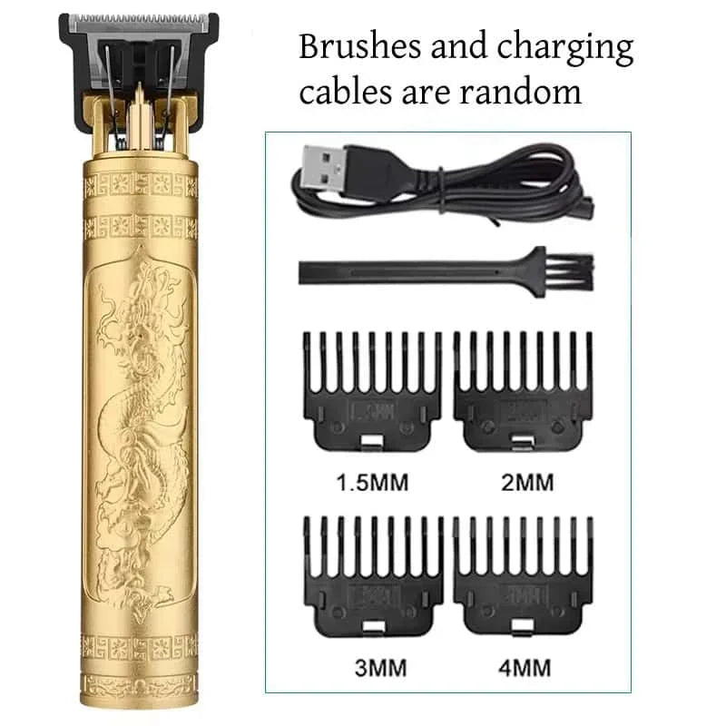 Hot Sale Vintage T9 Electric Cordless Hair Cutting Machine Professional Hair Barber Trimmer For Men Clipper Shaver Beard Lighter