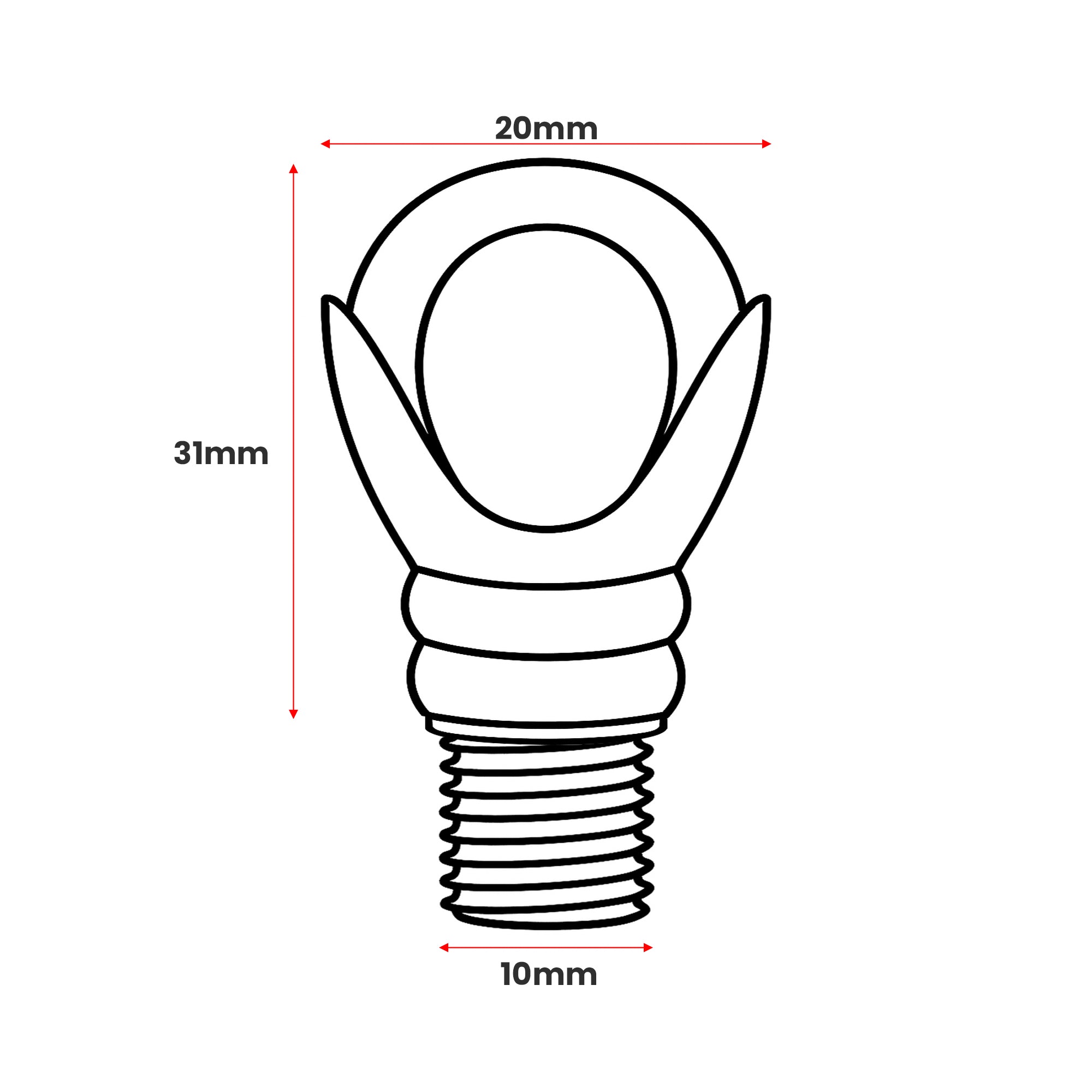 Green Brass Hook Ring Vintage Iron Ceiling Hook For Pendants Fixtures ~ 4486