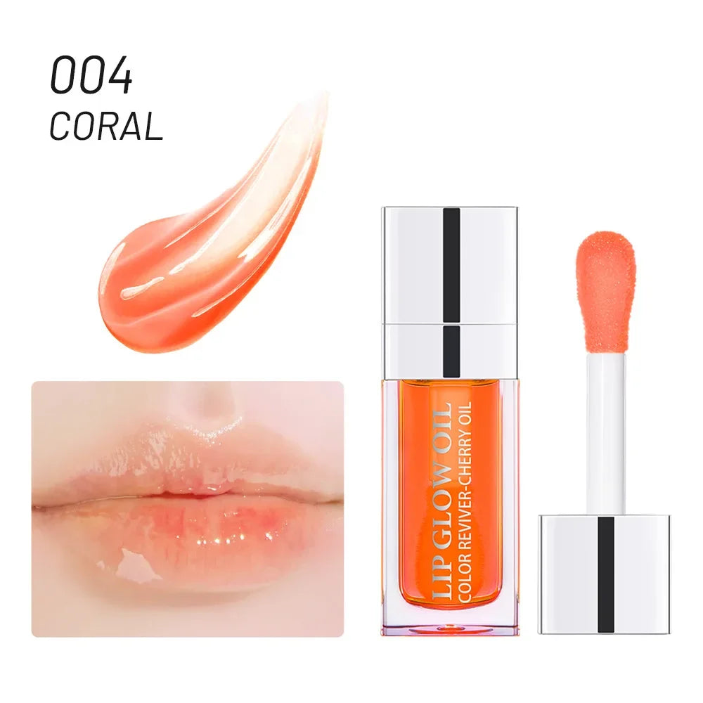 Crystal Jelly Moisturizing Lip Oil Sheglam Lip Tint Lip Gloss Makeup Sexy Lip Stain Serum Treatment Lip Coat Lipstick Cosmetics