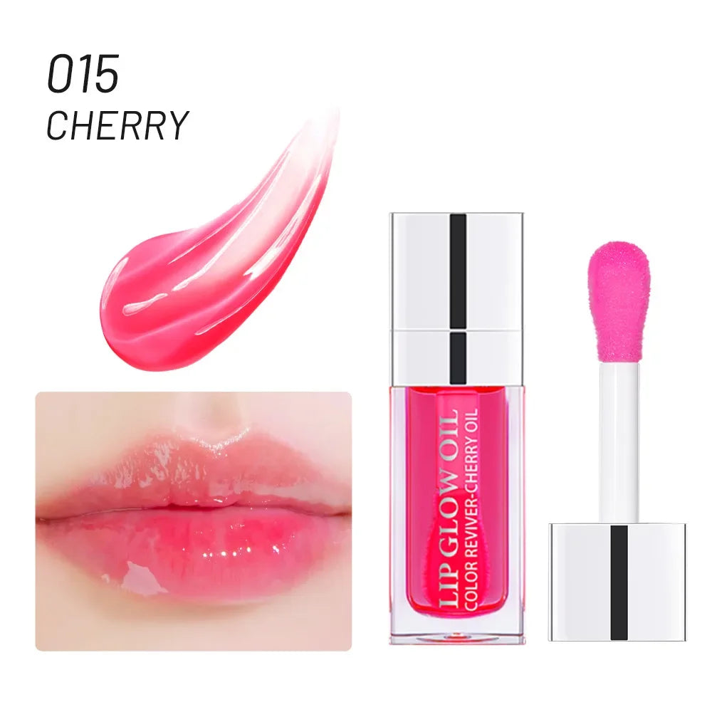 Crystal Jelly Moisturizing Lip Oil Sheglam Lip Tint Lip Gloss Makeup Sexy Lip Stain Serum Treatment Lip Coat Lipstick Cosmetics