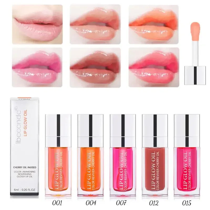 Crystal Jelly Moisturizing Lip Oil Sheglam Lip Tint Lip Gloss Makeup Sexy Lip Stain Serum Treatment Lip Coat Lipstick Cosmetics