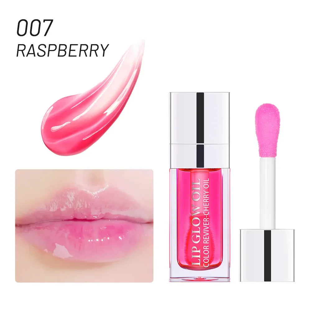Crystal Jelly Moisturizing Lip Oil Sheglam Lip Tint Lip Gloss Makeup Sexy Lip Stain Serum Treatment Lip Coat Lipstick Cosmetics