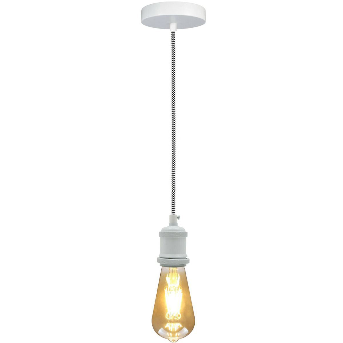 1m White Pendant Light Holder~1695