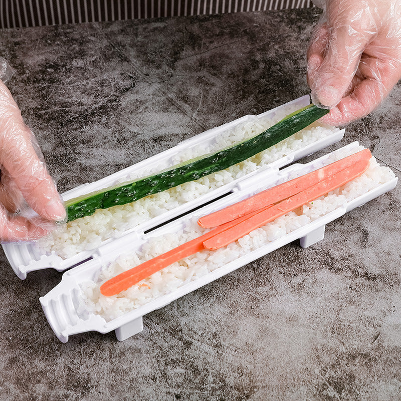 Quick Sushi Maker Japanese Roller Rice Mold Bazooka Vegetable Meat Rolling Tool DIY Sushi Making Machine Kitchen Gadgets Tools