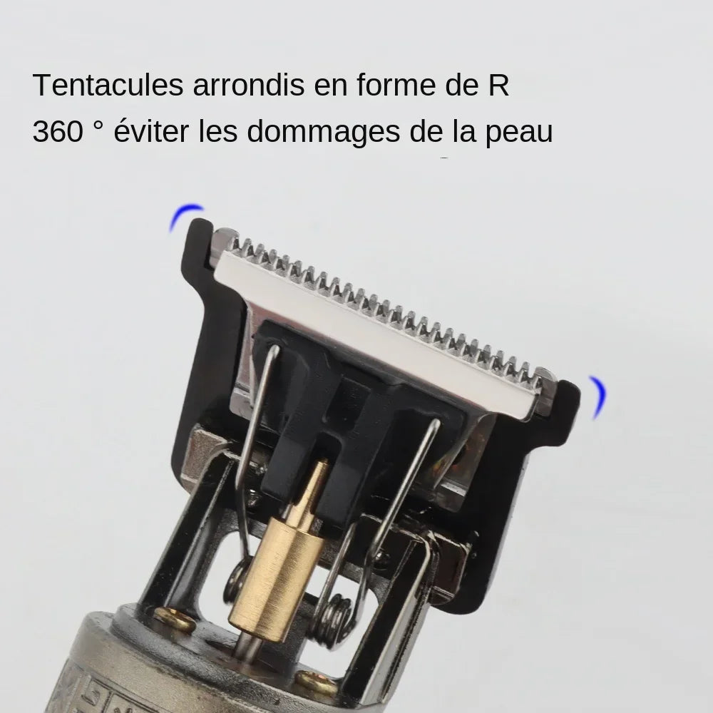 Hot Sale Vintage T9 Electric Cordless Hair Cutting Machine Professional Hair Barber Trimmer For Men Clipper Shaver Beard Lighter