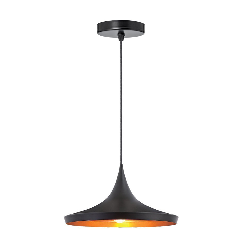 Vintage Golden Interior Elegant Wide Ceiling Pendant Light~3156